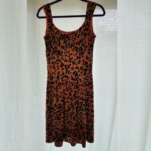 Printed London Times dress